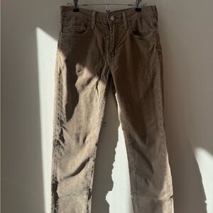 Signature by Levi Strauss Men's Tan Corduroy Pants